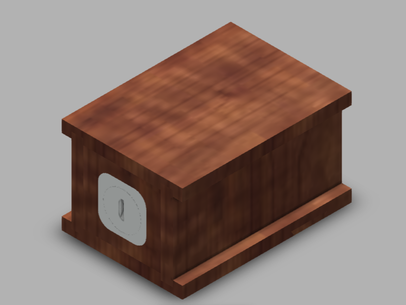 A 3D-printed puzzle box